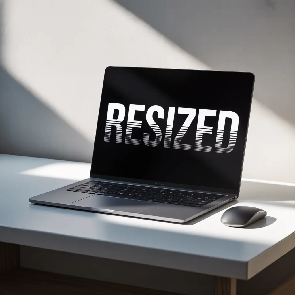 A photograph of a laptop screen