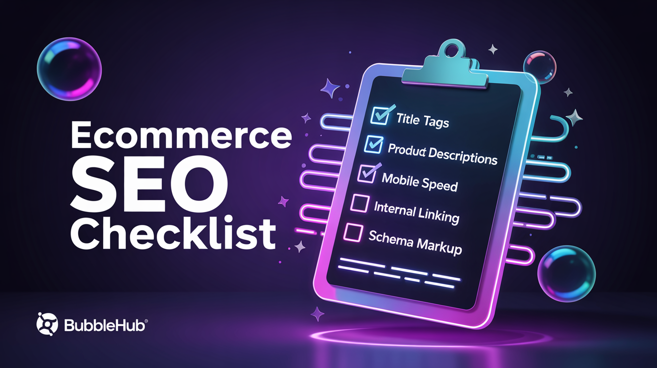 An image of a Ecommerce SEO Checklist An image of a Ecommerce SEO Checklist