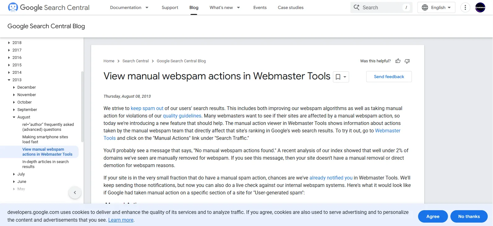 Manual webmaster actions taken by google on toxic links Manual webmaster actions taken by google on toxic links