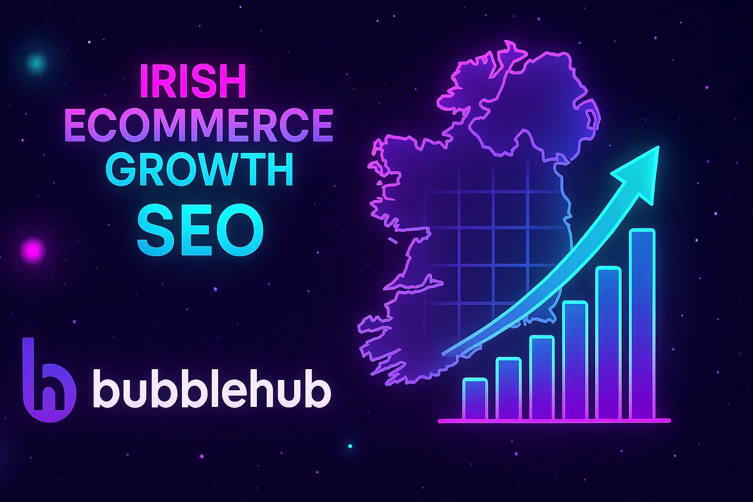 A image of Ireland showing Irish Ecommerce SEO growth A image of Ireland showing Irish Ecommerce SEO growth