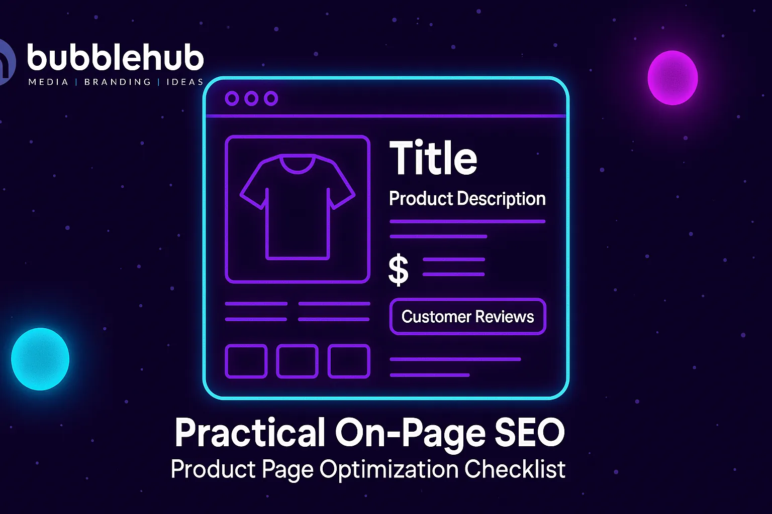 Bubblehub vector design shopping product SEO on product page Bubblehub vector design shopping product SEO on product page