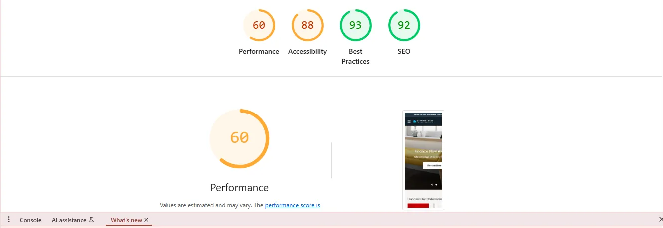Speed performance for seo